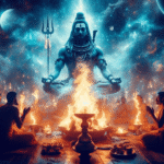 Ati Rudra Maha Yagna with 11 priests performing Vedic fire ritual and chanting Rudram