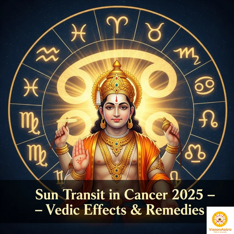 Sun Transit in Cancer 2025 – Effects and Remedies