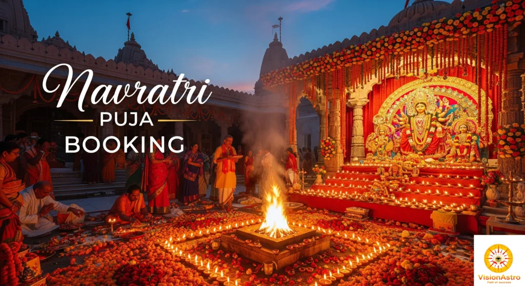 Navratri Puja Booking 2025 Online with Baglamukhi Anushthan