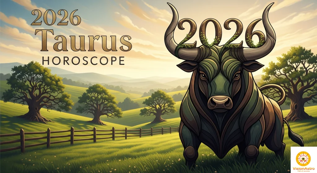 2026 Taurus Horoscope Predictions – Vedic Astrology by VisionAstro.com