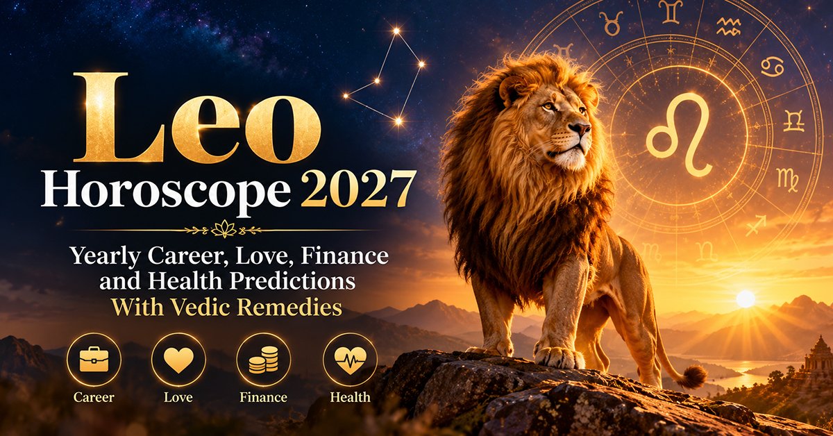 Leo Horoscope 2027: Yearly Career, Love, Finance and Health Predictions With Vedic Remedies