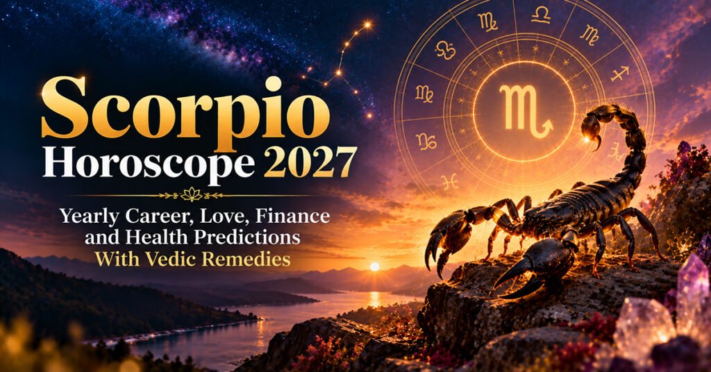 Scorpio Horoscope 2027: Yearly Career, Love, Finance and Health Predictions With Vedic Remedies