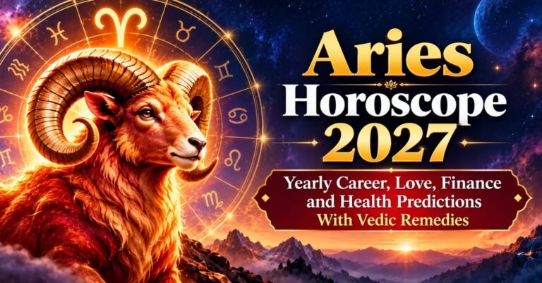 Aries Horoscope 2027: Yearly Career, Love, Finance and Health Predictions With Vedic Remedies