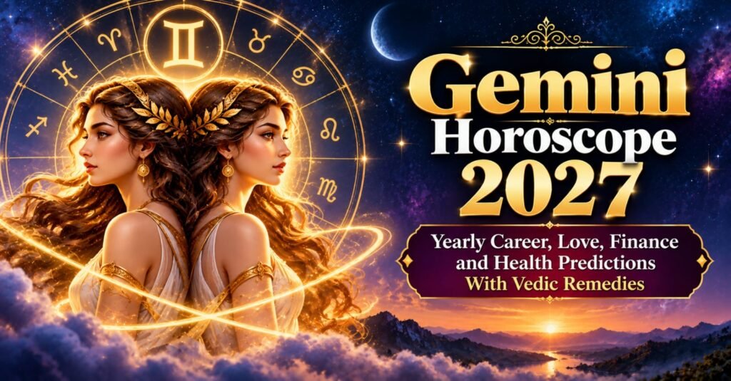 Gemini Horoscope 2027: Yearly Career, Love, Finance and Health Predictions With Vedic Remedies