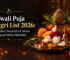 Diwali Puja Samagri List 2026: Complete Checklist of Items and Quantities Needed