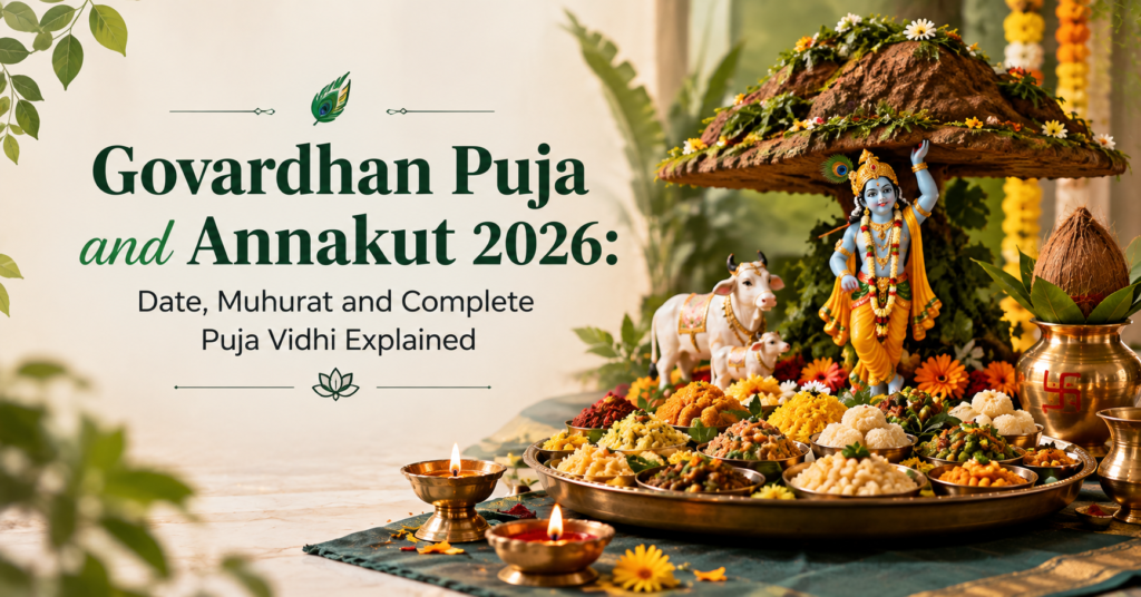 Govardhan Puja and Annakut 2026: Date, Muhurat and Complete Puja Vidhi Explained