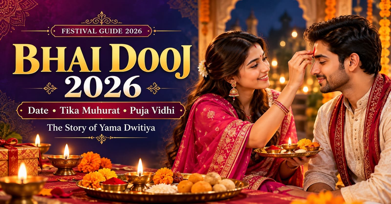 Bhai Dooj 2026 Date and Tika Muhurat: Puja Vidhi and the Story of Yama Dwitiya